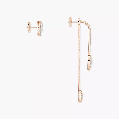 [Dawnora Jewelry]Diamond Drop Earrings My Twin
