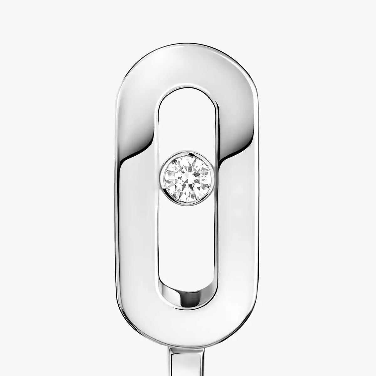 [Dawnora Jewelry]Diamond Mini Hoop Earrings Move Classique