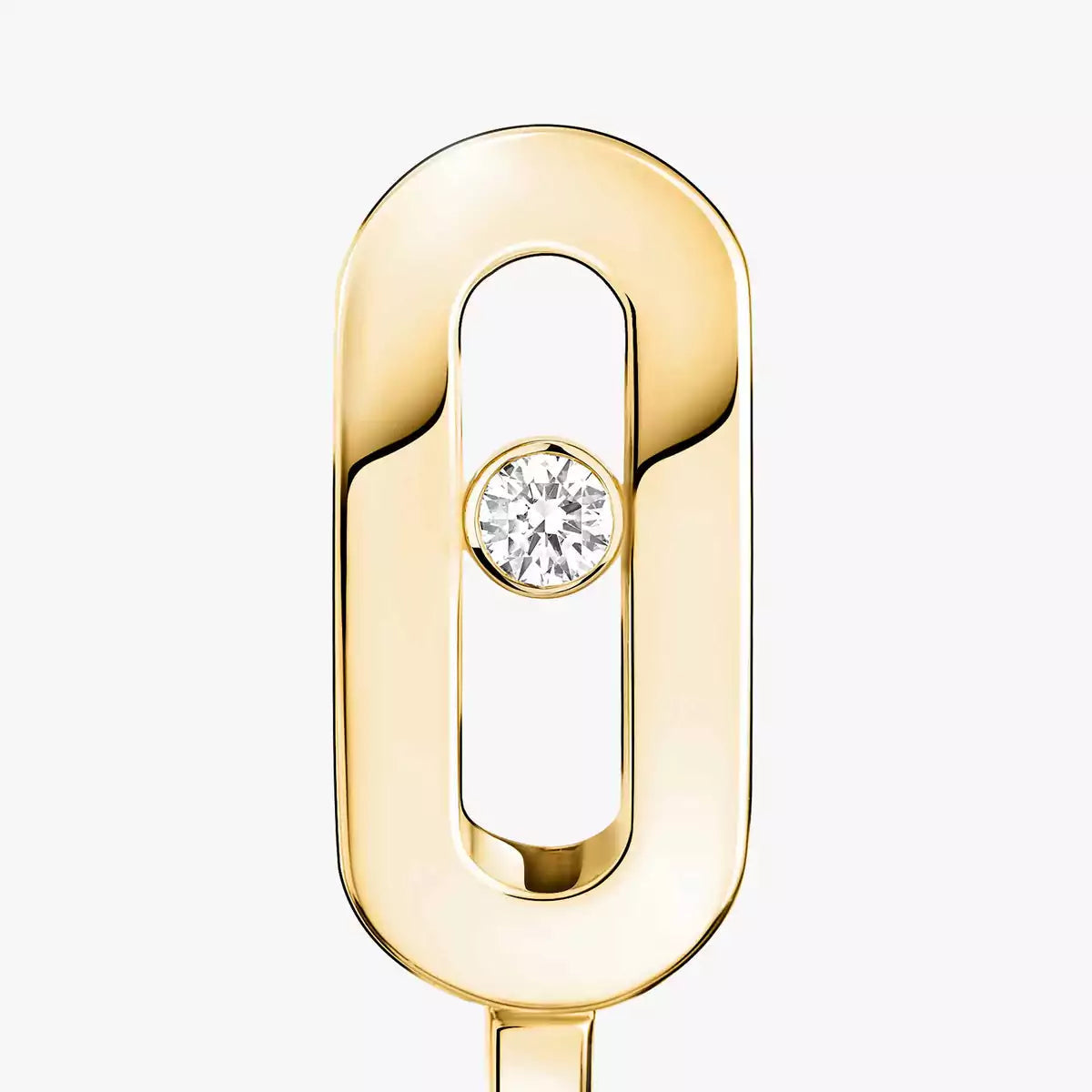 [Dawnora Jewelry]Diamond Mini Hoop Earrings Move Classique