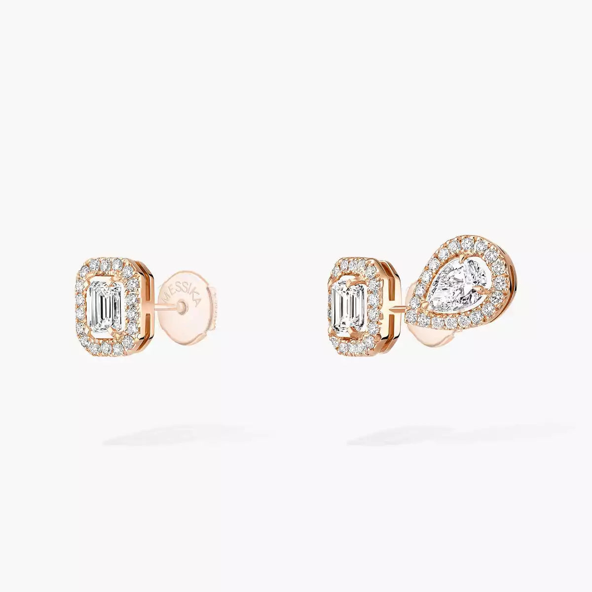[Dawnora Jewelry]Diamond Earrings 0,10ct My Twin 1+2