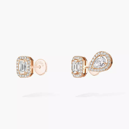 [Dawnora Jewelry]Diamond Earrings 0,10ct My Twin 1+2