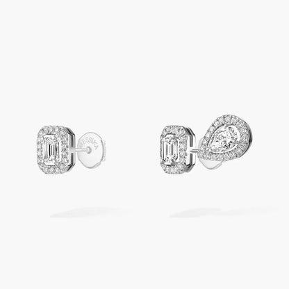 [Dawnora Jewelry]Diamond Earrings 0,10ct My Twin 1+2