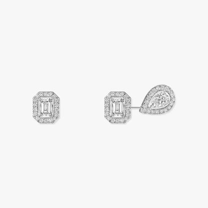 [Dawnora Jewelry]Diamond Earrings 0,10ct My Twin 1+2