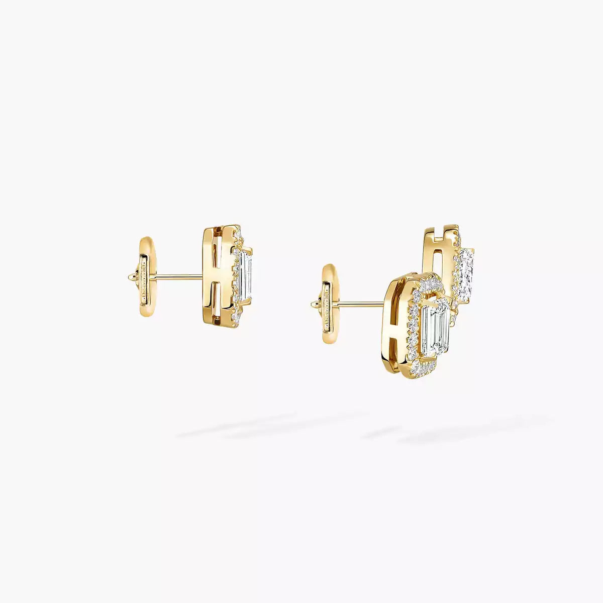 [Dawnora Jewelry]Diamond Earrings 0,10ct My Twin 1+2