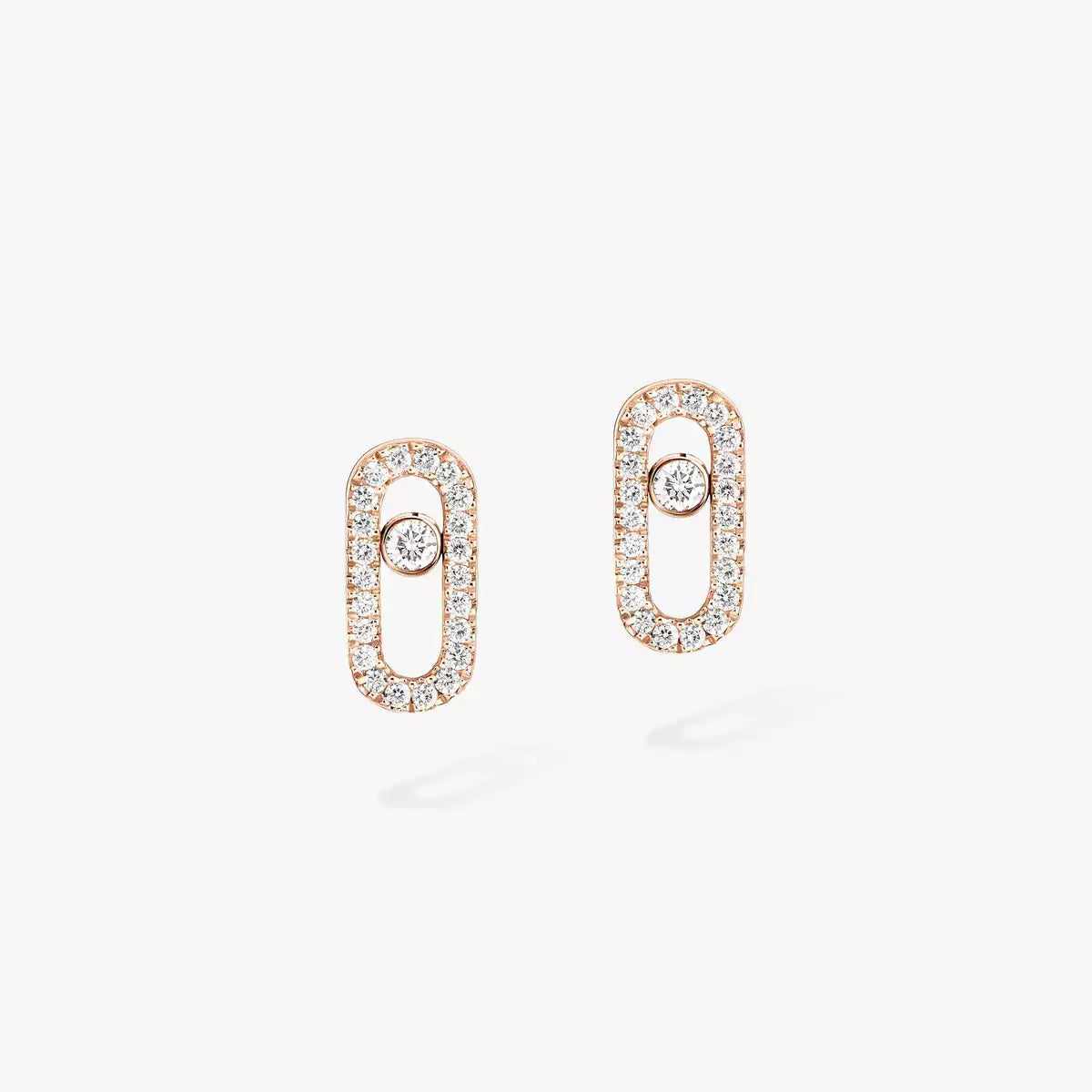 [Dawnora Jewelry]Move Uno Diamond Earrings