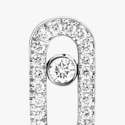 [Dawnora Jewelry]Move Uno Diamond Earrings