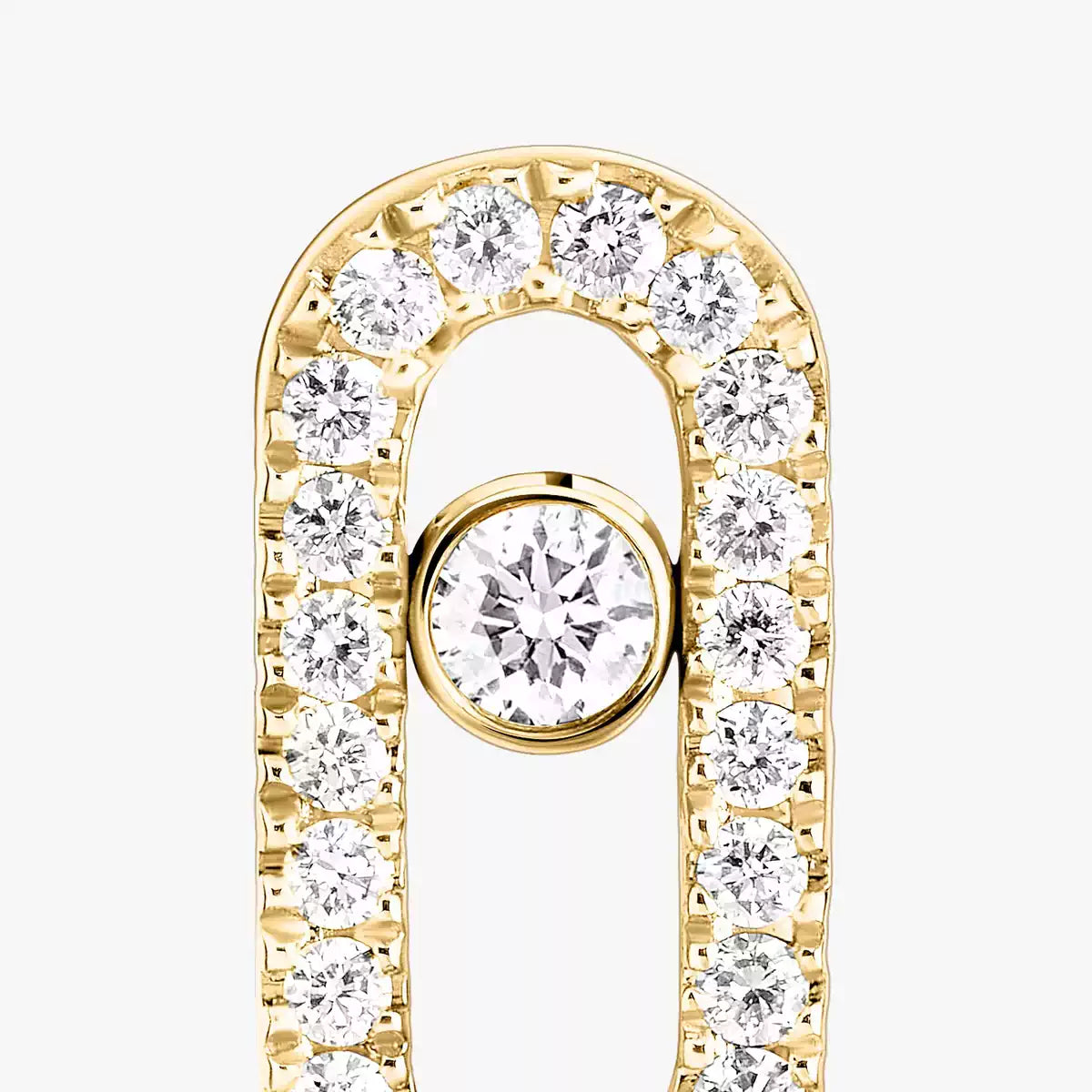 [Dawnora Jewelry]Move Uno Diamond Earrings