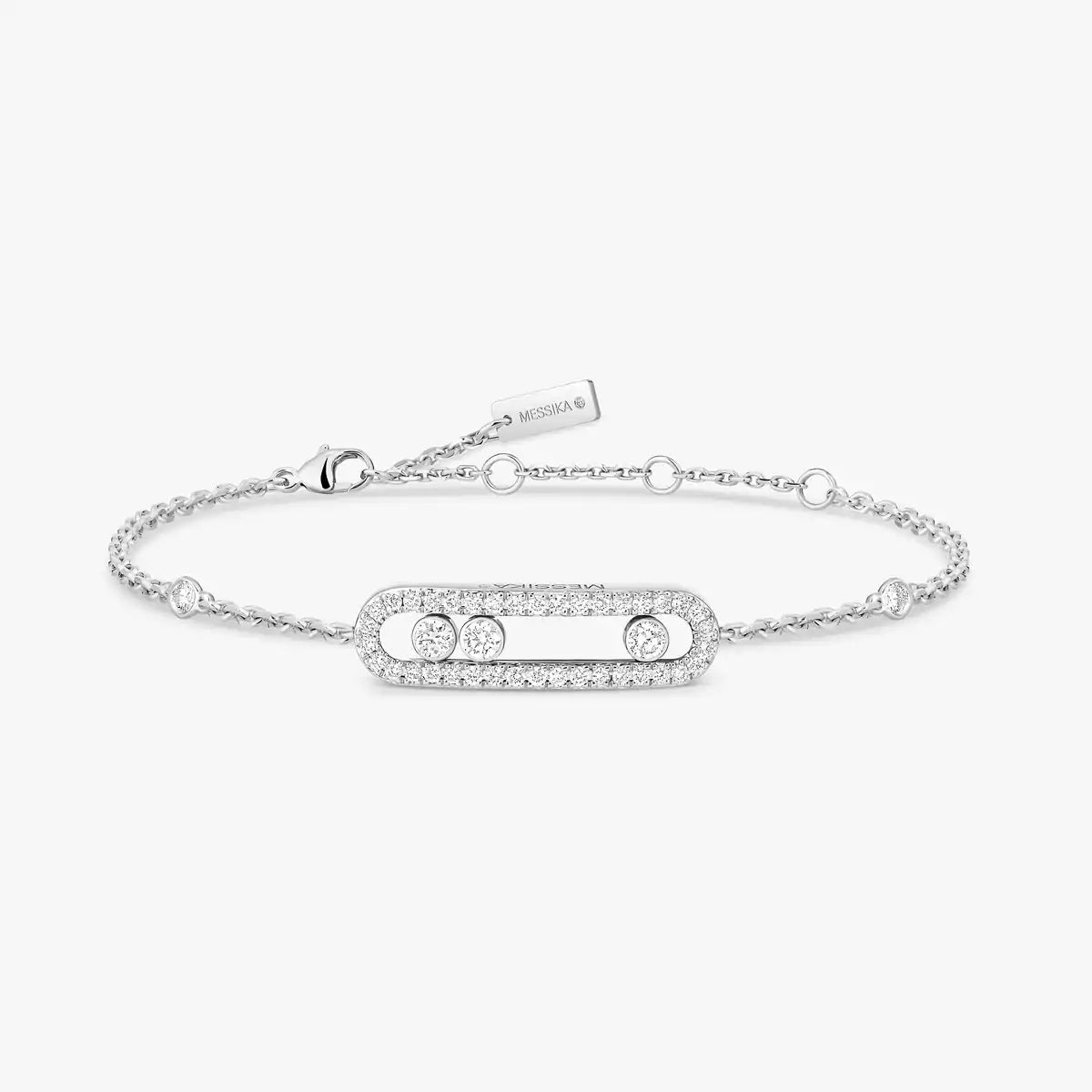 [Dawnora Jewelry]Pavé Baby Move Diamond Bracelet