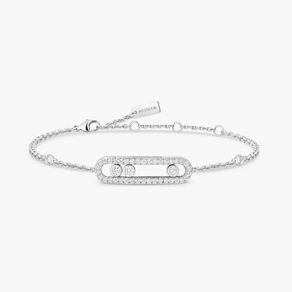 [Dawnora Jewelry]Pavé Baby Move Diamond Bracelet
