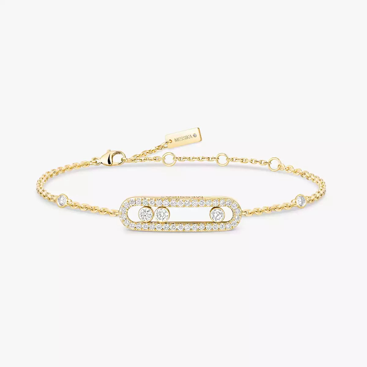 [Dawnora Jewelry]Pavé Baby Move Diamond Bracelet