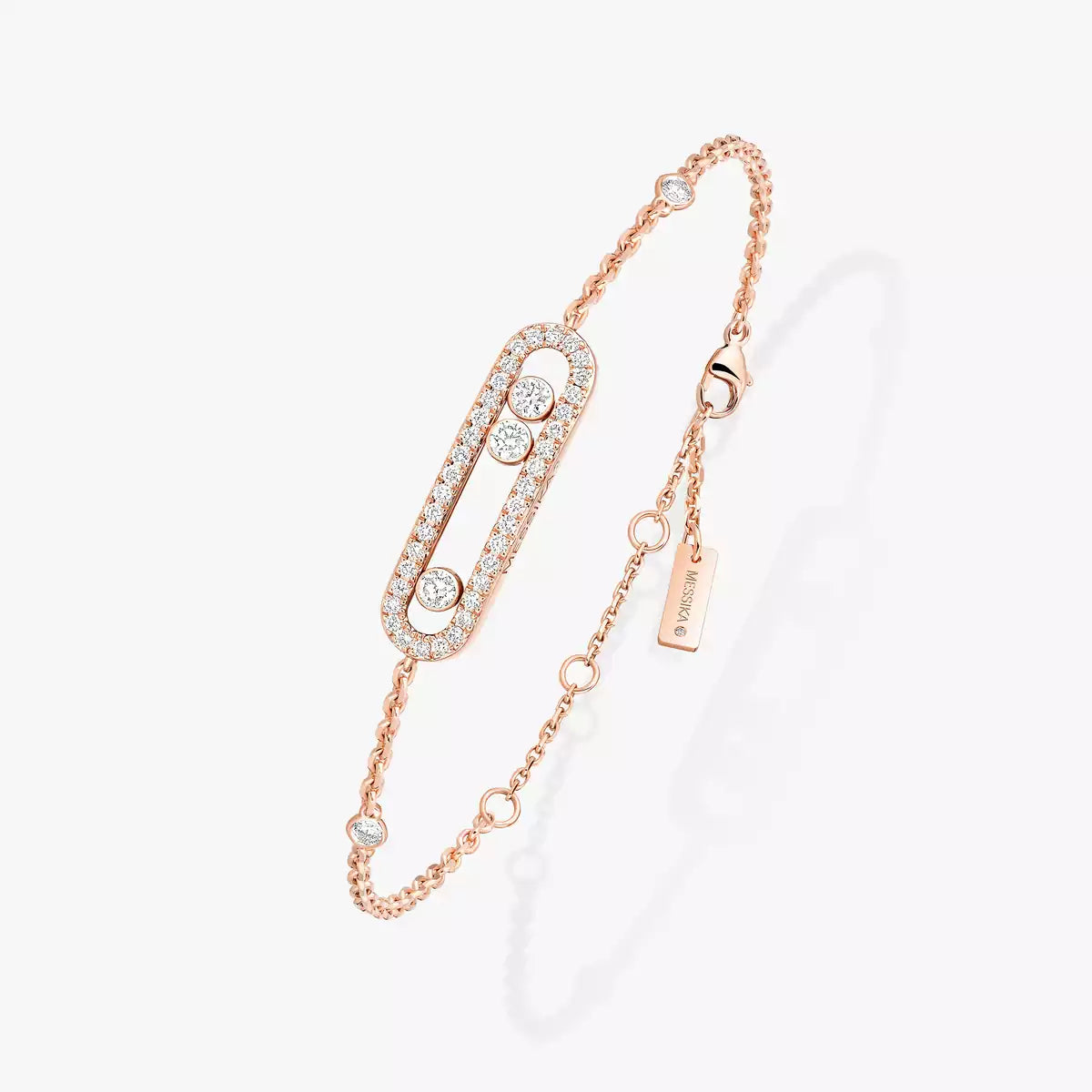 [Dawnora Jewelry]Pavé Baby Move Diamond Bracelet