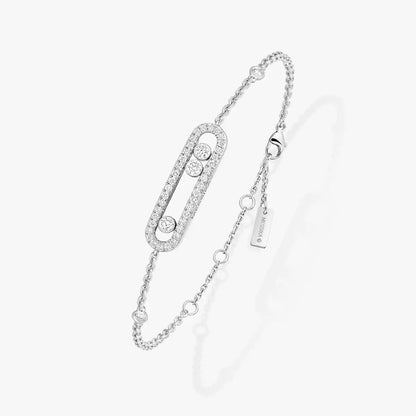 [Dawnora Jewelry]Pavé Baby Move Diamond Bracelet