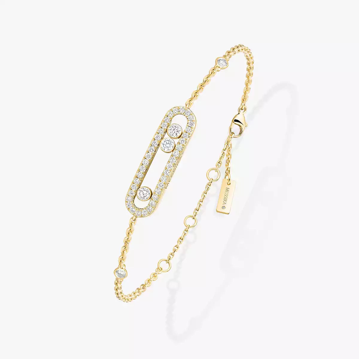 [Dawnora Jewelry]Pavé Baby Move Diamond Bracelet