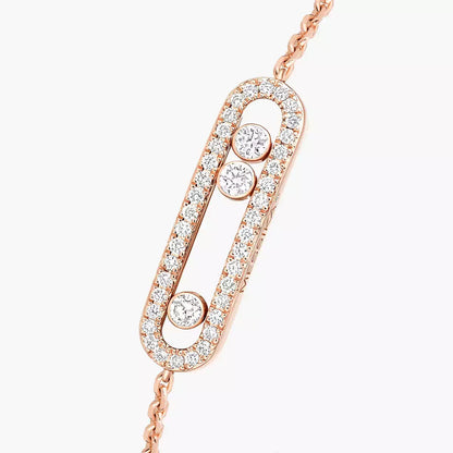 [Dawnora Jewelry]Pavé Baby Move Diamond Bracelet