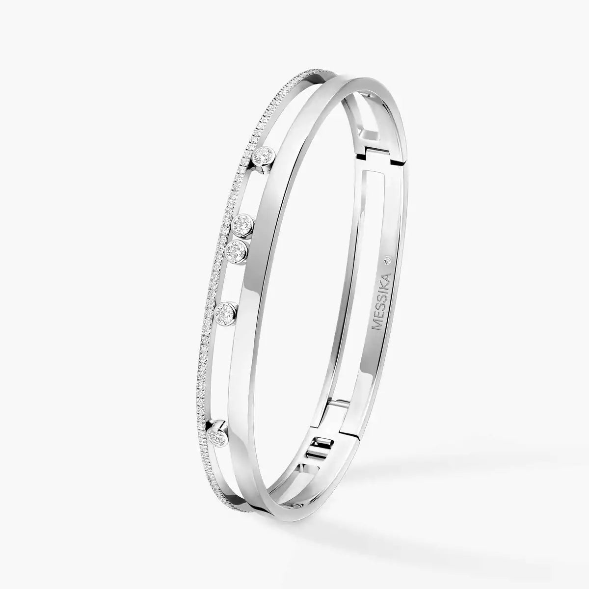[Dawnora Jewelry]Move Romane Diamond Bangle Bracelet