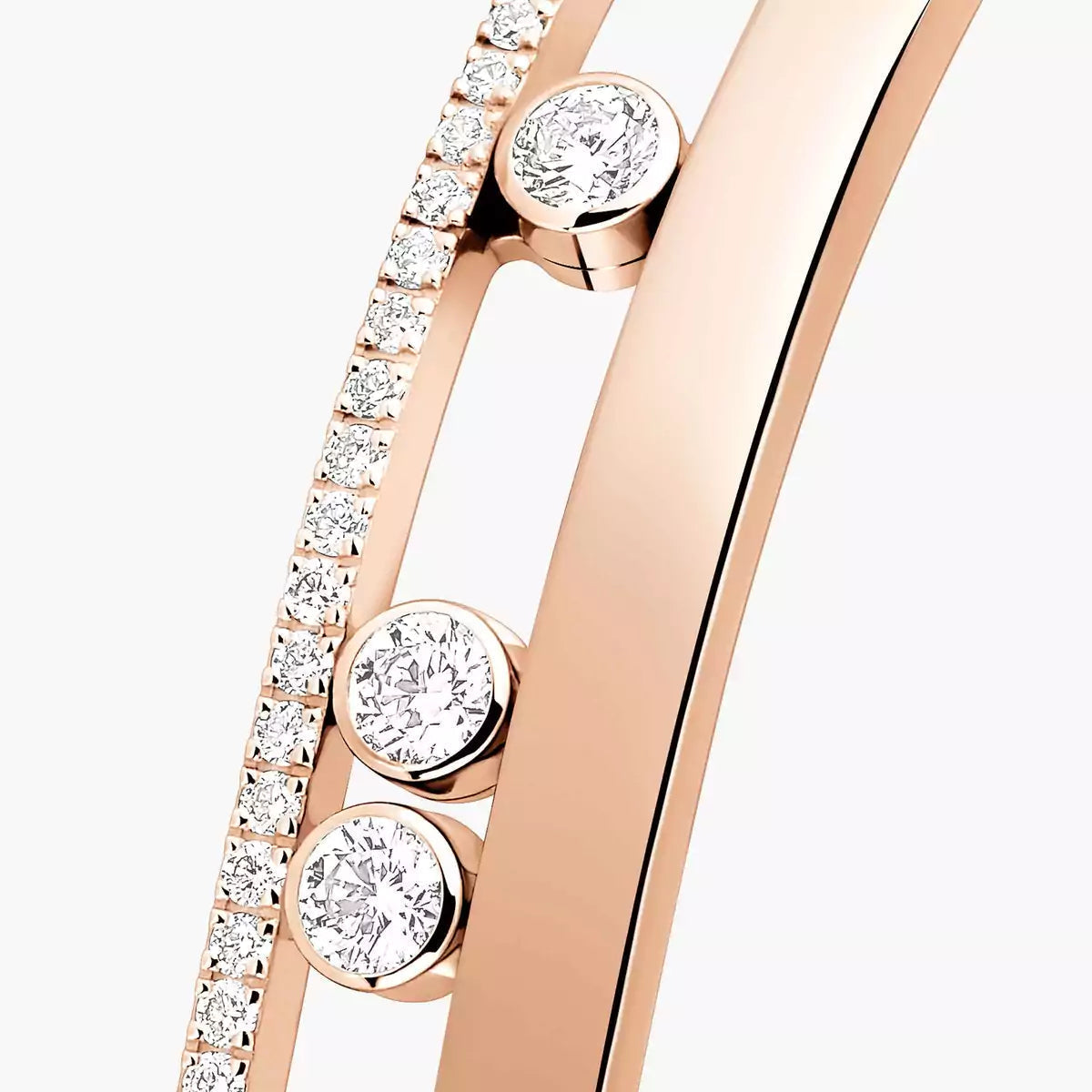[Dawnora Jewelry]Move Romane Diamond Bangle Bracelet