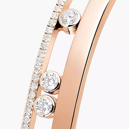 [Dawnora Jewelry]Move Romane Diamond Bangle Bracelet