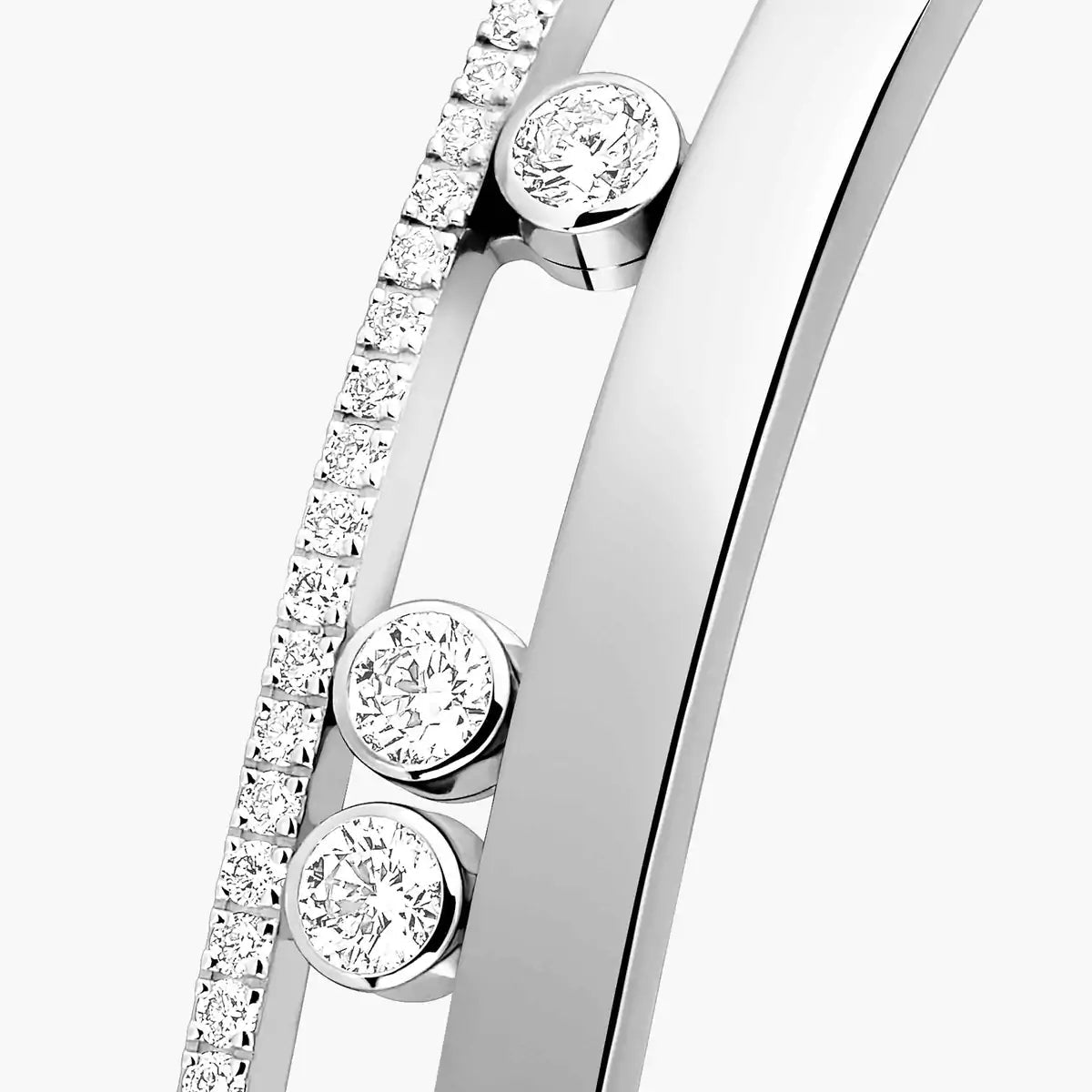 [Dawnora Jewelry]Move Romane Diamond Bangle Bracelet
