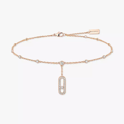 [Dawnora Jewelry] Move Uno pavé ankle bracelet