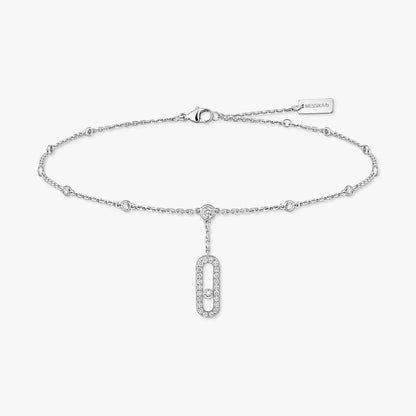 [Dawnora Jewelry] Move Uno pavé ankle bracelet