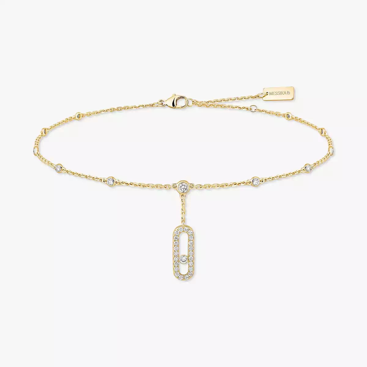 [Dawnora Jewelry] Move Uno pavé ankle bracelet