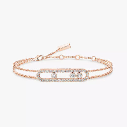 [Dawnora Jewelry] Move Classique pavé bracelet