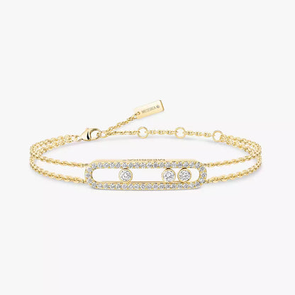 [Dawnora Jewelry] Move Classique pavé bracelet