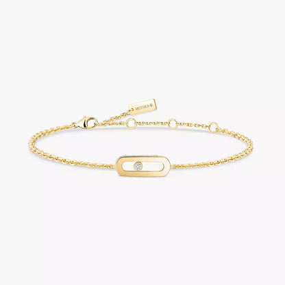 [Dawnora Jewelry]Move Uno Diamond Bracelet