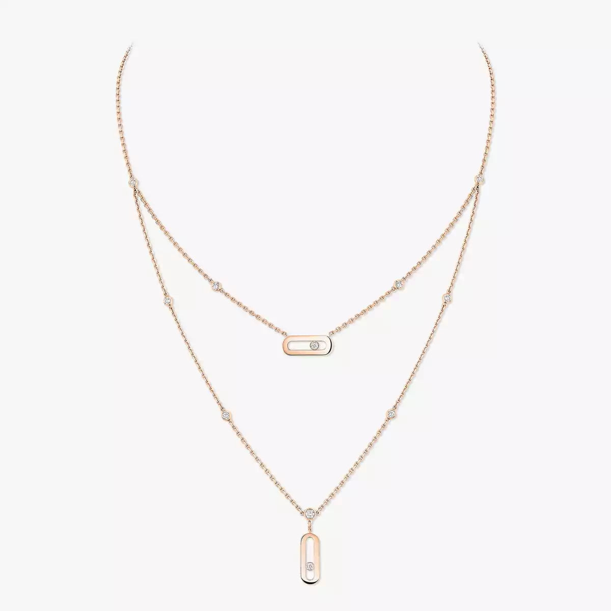 [Dawnora Jewelry] Move Uno Diamond Necklace