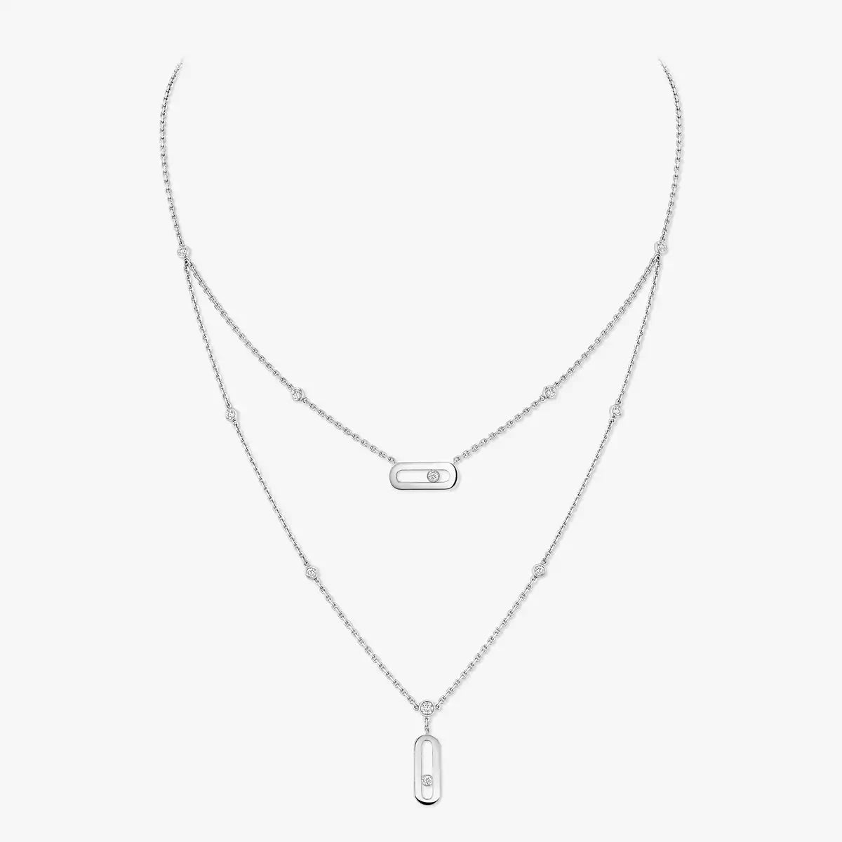 [Dawnora Jewelry] Move Uno Diamond Necklace