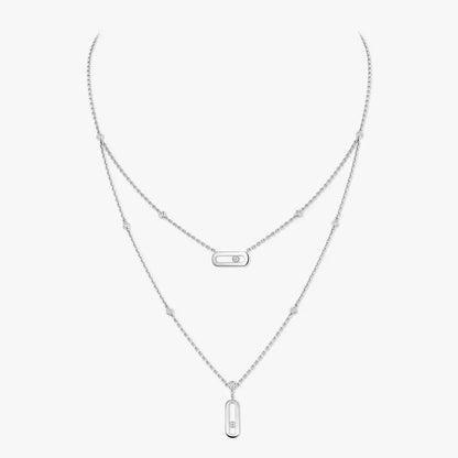[Dawnora Jewelry] Move Uno Diamond Necklace