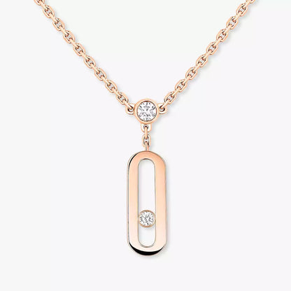 [Dawnora Jewelry] Move Uno Diamond Necklace