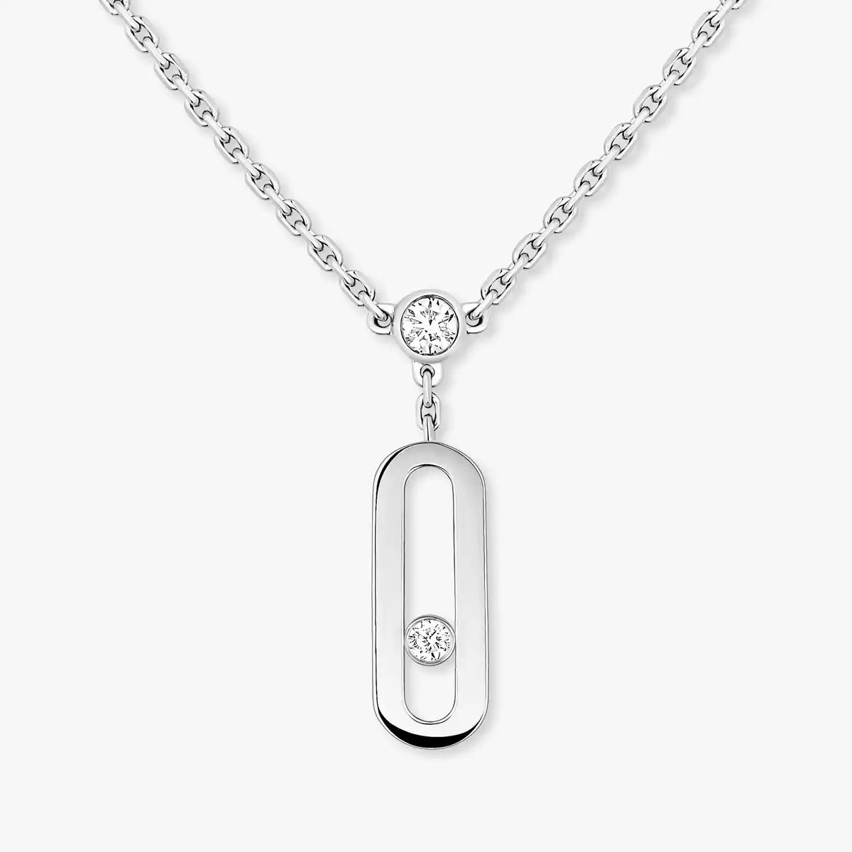 [Dawnora Jewelry] Move Uno Diamond Necklace