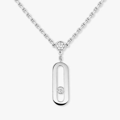 [Dawnora Jewelry] Move Uno Diamond Necklace