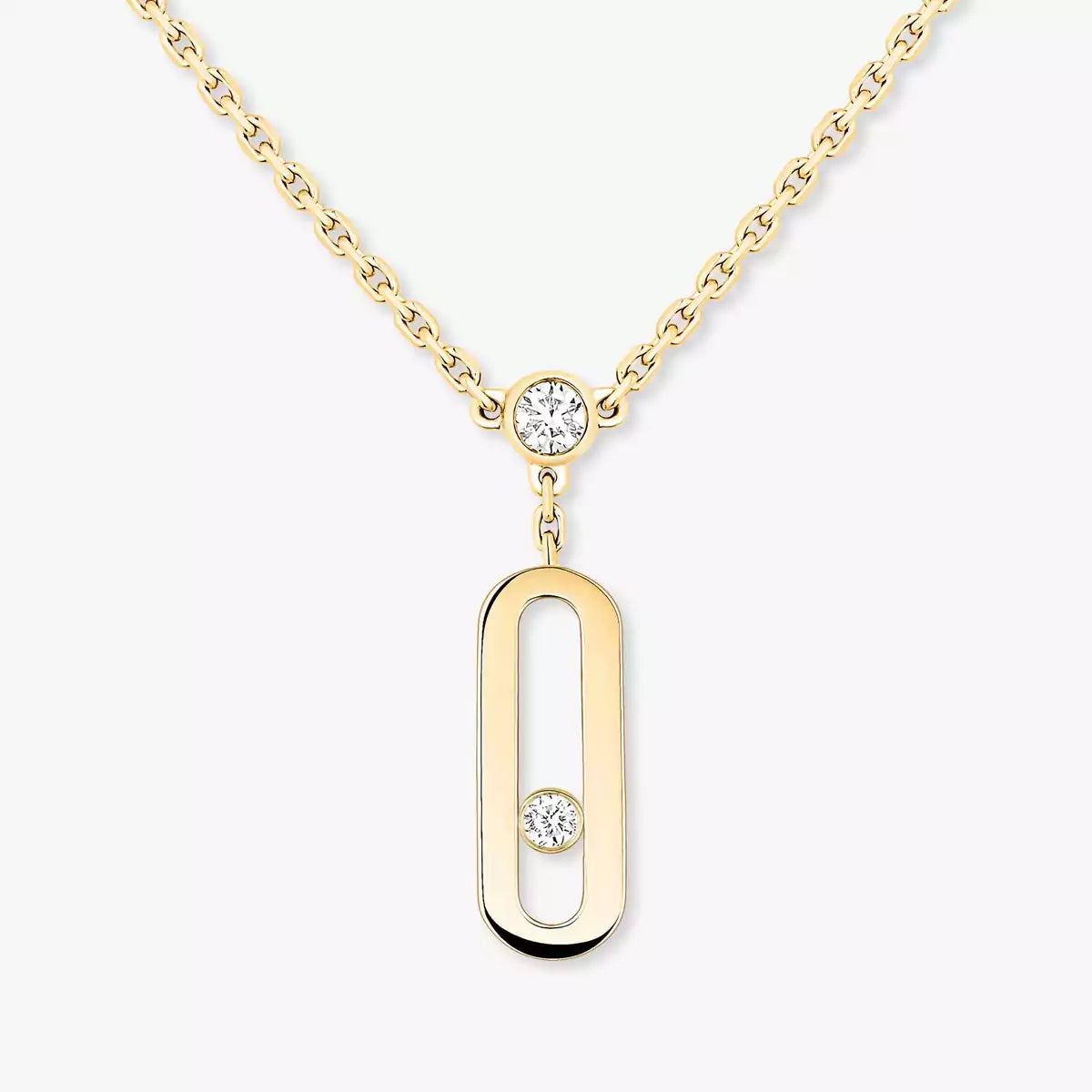 [Dawnora Jewelry] Move Uno Diamond Necklace
