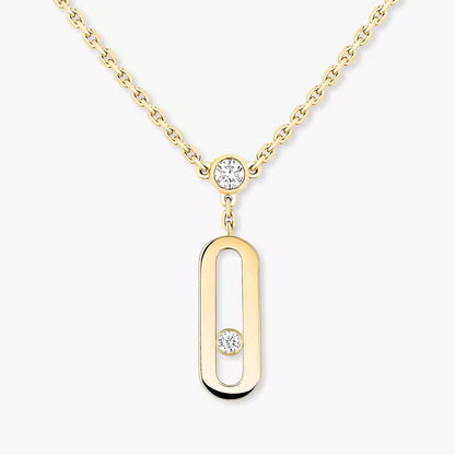 [Dawnora Jewelry] Move Uno Diamond Necklace