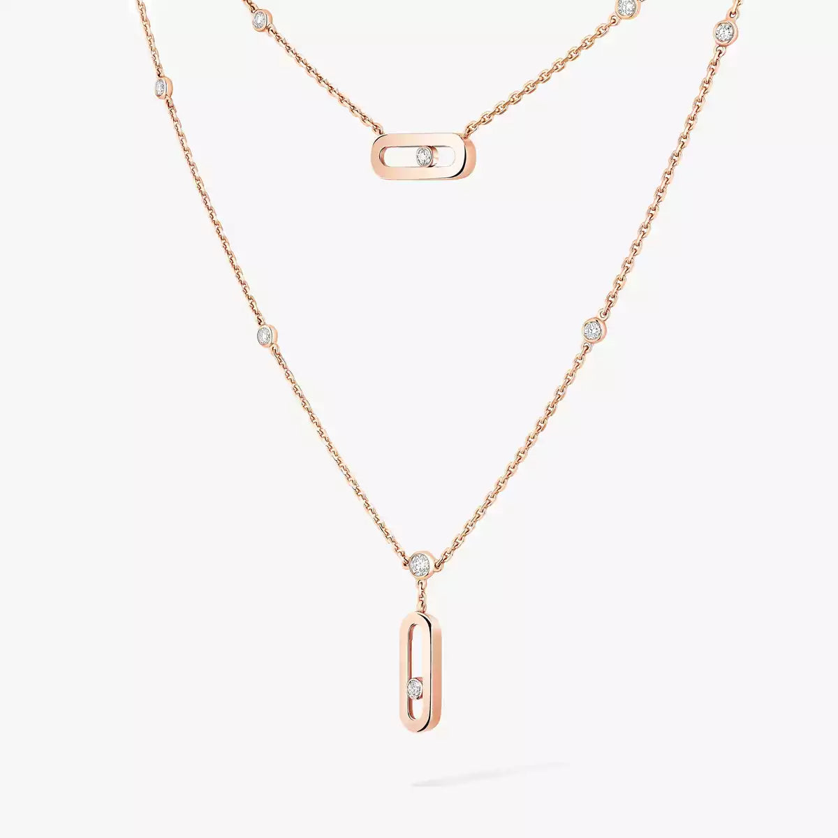 [Dawnora Jewelry] Move Uno Diamond Necklace