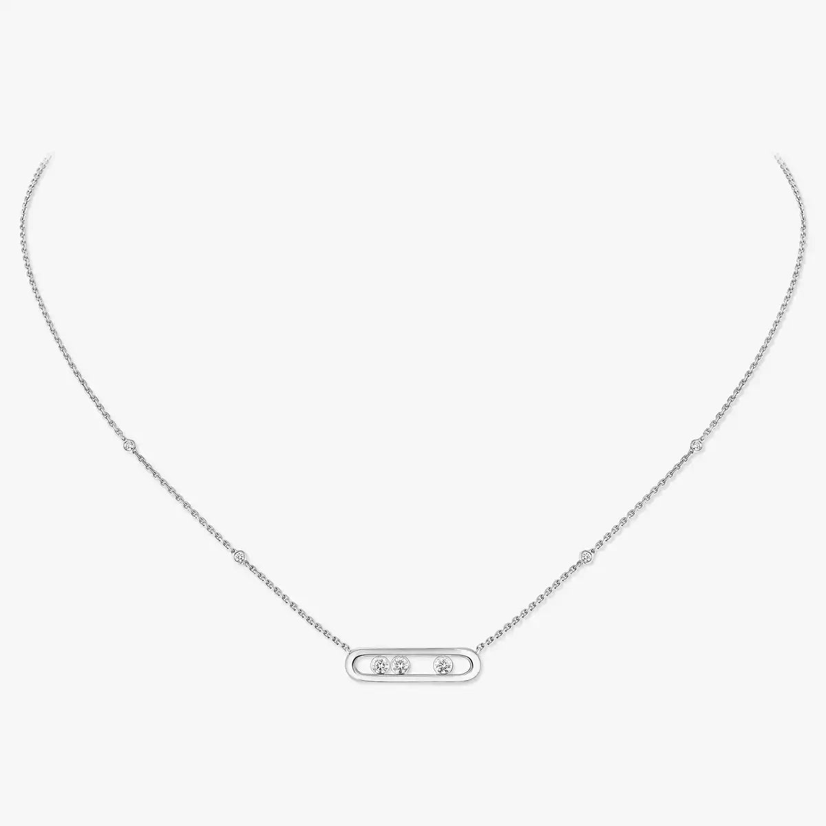 [Dawnora Jewelry] Baby Move Gold Diamond Necklace