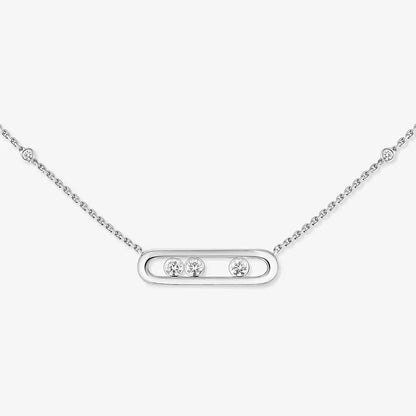 [Dawnora Jewelry] Baby Move Gold Diamond Necklace