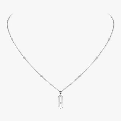 [Dawnora Jewelry] Move Uno Gold Diamond Long Necklace