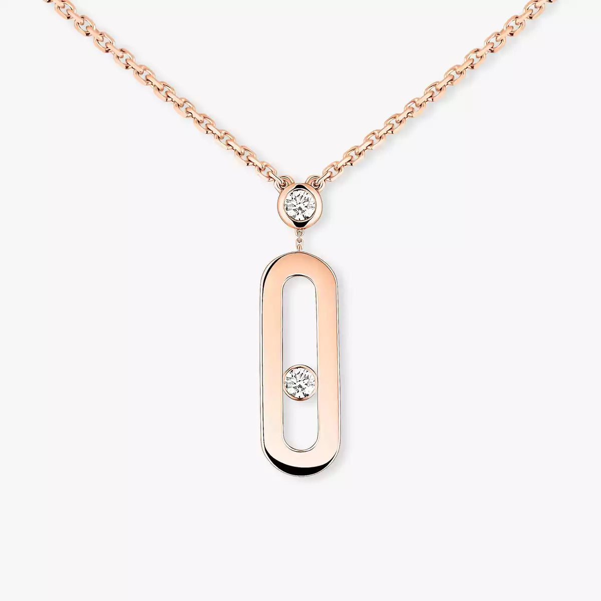 [Dawnora Jewelry] Move Uno Gold Diamond Long Necklace