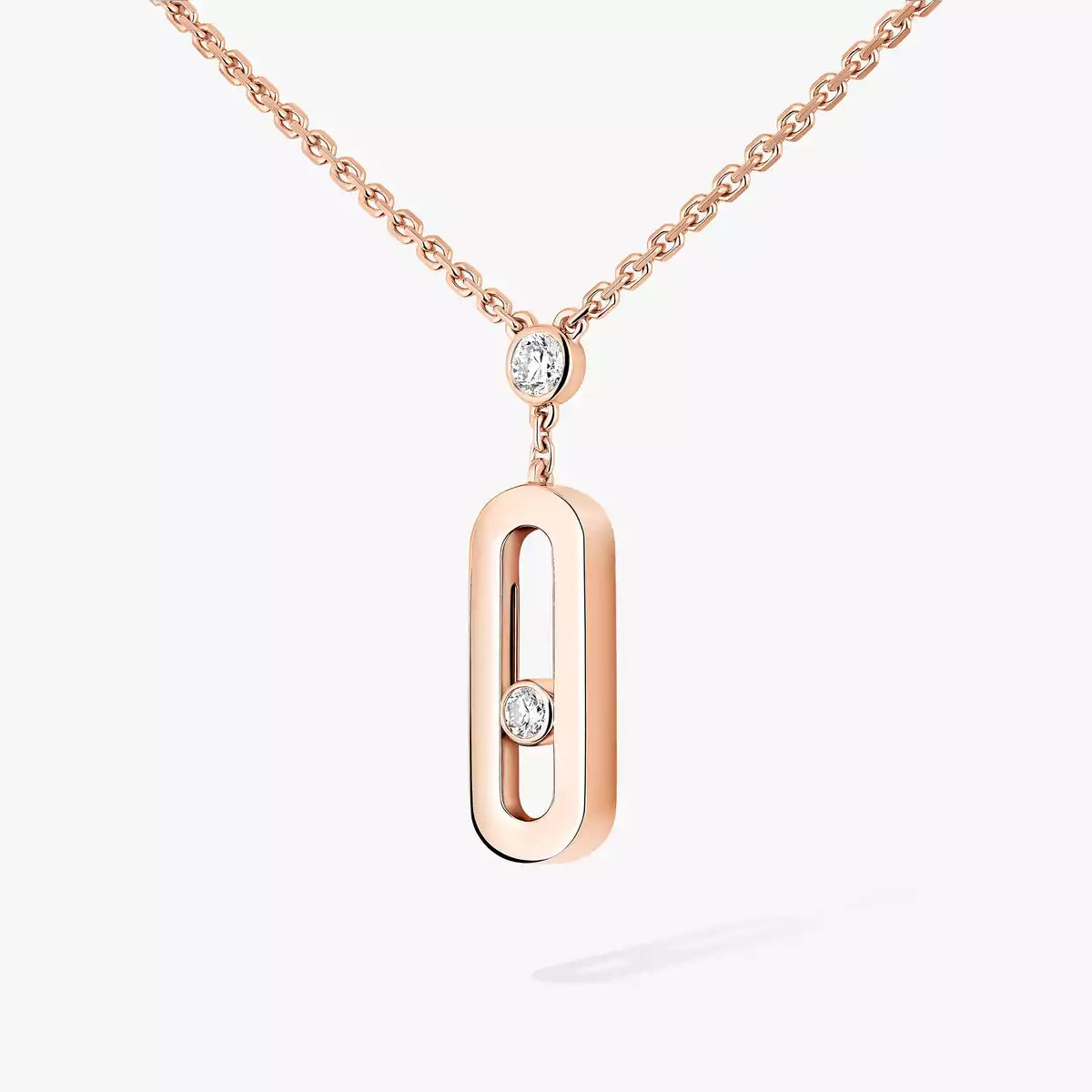 [Dawnora Jewelry] Move Uno Gold Diamond Long Necklace