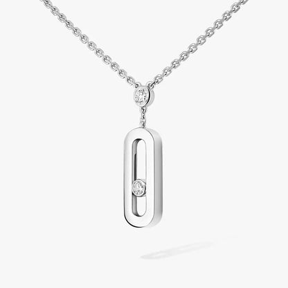 [Dawnora Jewelry] Move Uno Gold Diamond Long Necklace