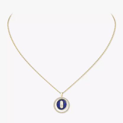 [Dawnora Jewelry]Lucky Move Diamond Necklace in Rose Gold and White Mother-of-Pearl