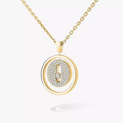 [Dawnora Jewelry] Lucky Move Diamond Necklace