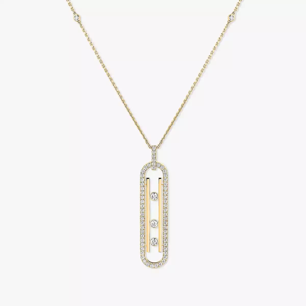 [Dawnora Jewelry]Diamond Necklace Move 10Th