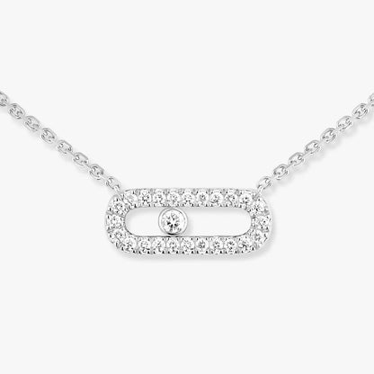 [Dawnora Jewelry]Diamond Necklace Move Uno