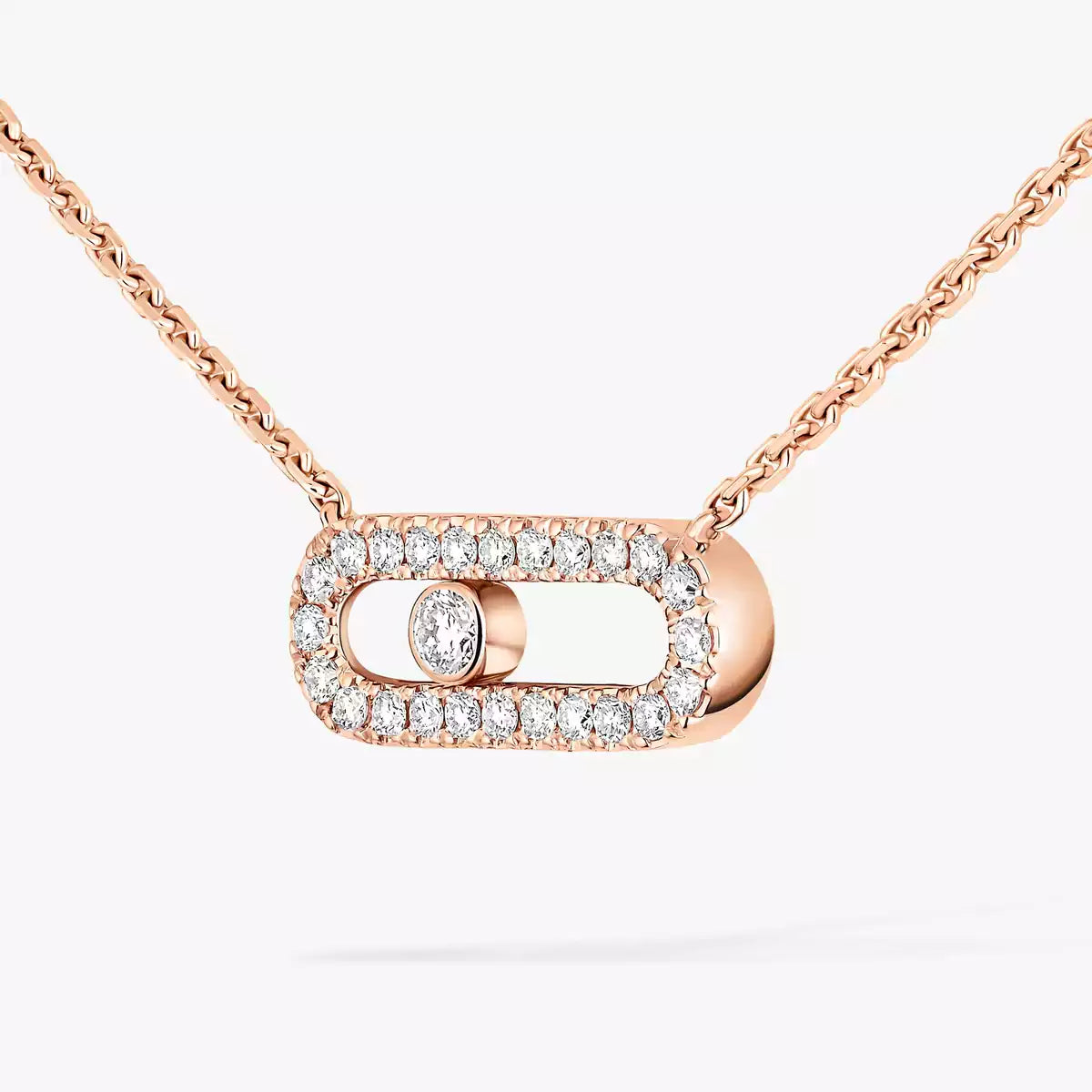 [Dawnora Jewelry]Diamond Necklace Move Uno