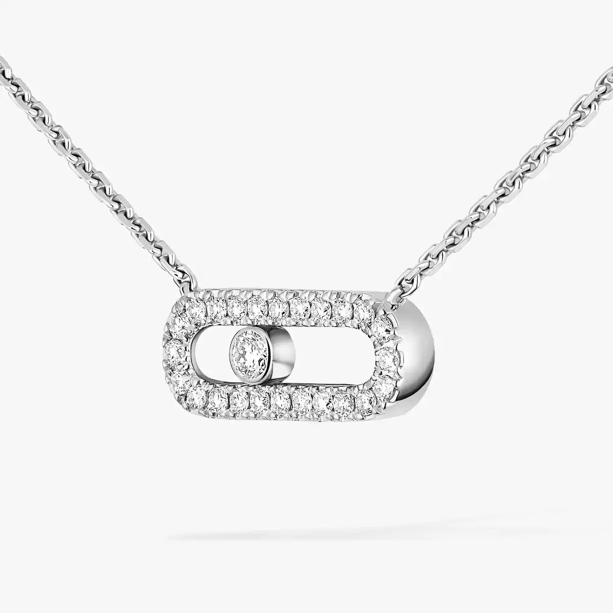 [Dawnora Jewelry]Diamond Necklace Move Uno