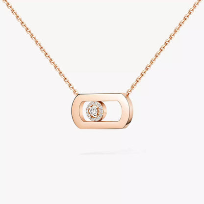 [Dawnora Jewelry]So Move Diamond Necklace in Gold